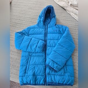 Under Armour Kids Blue Puffer Jacket Size Large youth